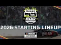 2026 Straight Talk 500 at PHOENIX STARTING LINEUP