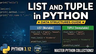 Python Lists Tuples Explained in Hindi Complete Tutorial for Beginners Python Course 2026