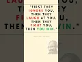 Download Lagu The Four Stages of Victory  #Fight #Laugh #Ignore #win #shorts #motivation #quotes #psychology