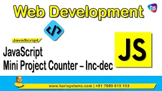JavaScript mini Project with source code Web development course Sekharmetla Harisystems