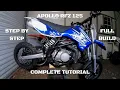 APOLLO 125 RFZ CHINESE DIRT BIKE STEP BY STEP FULL ASSEMBLY