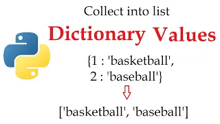 Dictionary to List Conversion Python Fundamentals