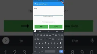 Run python code from Android devices using Flutter chaquopy plugin