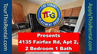 4135 Fairfax Rd Virtual Tour 2 bed 1 bath Hardwood floors Updated kitchen spacious bedrooms