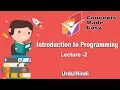 Lesson 2 - Introduction to Programming Basics in Java