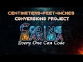 Centimeter-Feet-Inches project in JavaScript JavaScript Coding Maxima
