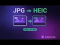 Convert JPG to HEIC Free No App Needed