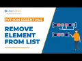Remove element using pop method in Python Python Essentials