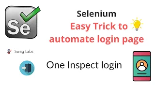 Selenium Easy Trick to Automate login page One Inspect login