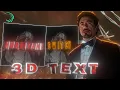 3d Text Pack On Node Preset