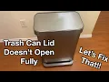 Simple Human trash can fix