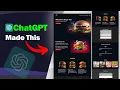 how to create website using AI webdesign with chatgpt leonardo AI tools CSS and HTML