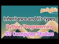Inheritance and its types Python in Tamil