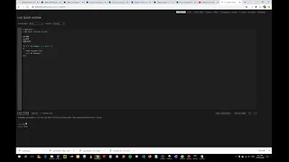 bash eval first try