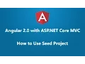Angular 2 with ASP NET Core C - How To Use Seed Project