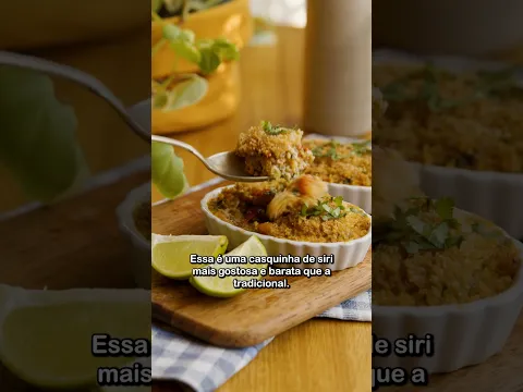 casquinha de SIRI VEGANA 🗣️
