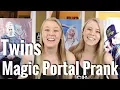 Twin GIRLS Changing Room Portal Magic Prank