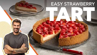 Easy Strawberry Tart | Baking With Akis