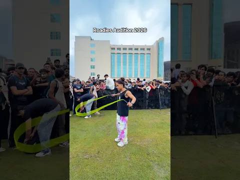 Roadies Audition 2026 #roadies #audtion #2026 #youtubeshorts #skipping #rope #reels