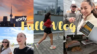 FALL IS HERE 🍂 Book Shopping, Run Clubs, Decorating for Fall! | VLOG