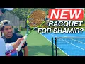 Shamir Decides to Ditch the Percept Try New Racquets