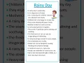 Download Lagu Essay on Rainy Day#essay #easytolearnandwrite #youtubeshorts #shorts #rain #raindays #viral#english