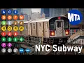 [4K] 🇺🇸 New York City Subway | All the Lines (V2)