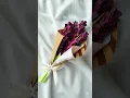 DIY paper lavender bouquet