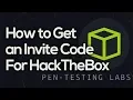 How To Get Hack The Box Self Invite Code For Registration 2019