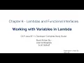 Lambda Part 03 - Variables scopes in Lambda Body JavaCertification 1Z0-819