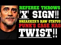WWE News Referee Throws Up X Sign TWIST in CM Punk s Case Breakker s RAW Status Raises Questions