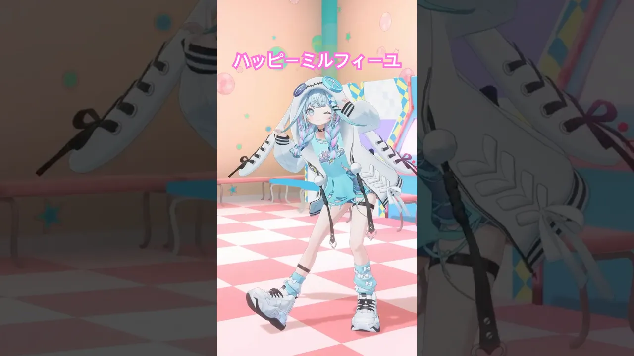 ハッピーミルフィーユ ／ 5回連続天井広Pが踊ってみた #ホロライブ #vtuber #dance