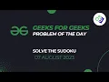 Solve the Sudoku Problem of The Day Recursion Back Tracking 7 August 2023