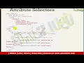 CSS Part 4 Attribute Selector