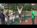 Official Guinness World Record Most pull-ups in 1 min 40-lb 18 2kg pack Maksim Trukonovets
