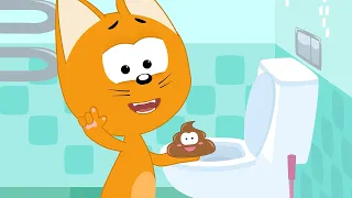 Котенок Котэ - ЛЯЛЯ УМЫВАЕТСЯ - Песенка мультик для самых маленьких
