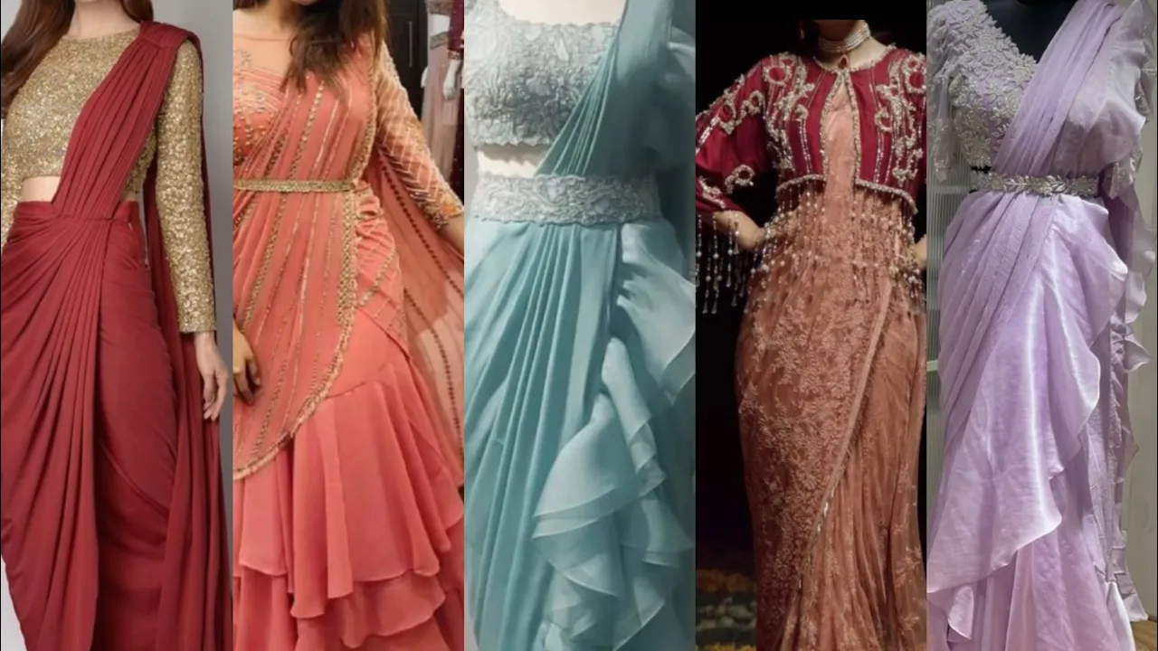 New Saree Designs 2024| Chiffon, Party Wear Saree| Pakistan, Indian Saree Designs #saree