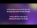 Fiersa Besari ft. Thantri Sundari - Waktu Yang Salah  | Lyric + Translation English
