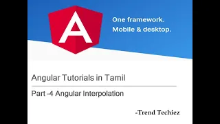 Angular Tutorials in Tamil Part - 4 Angular Interpolation
