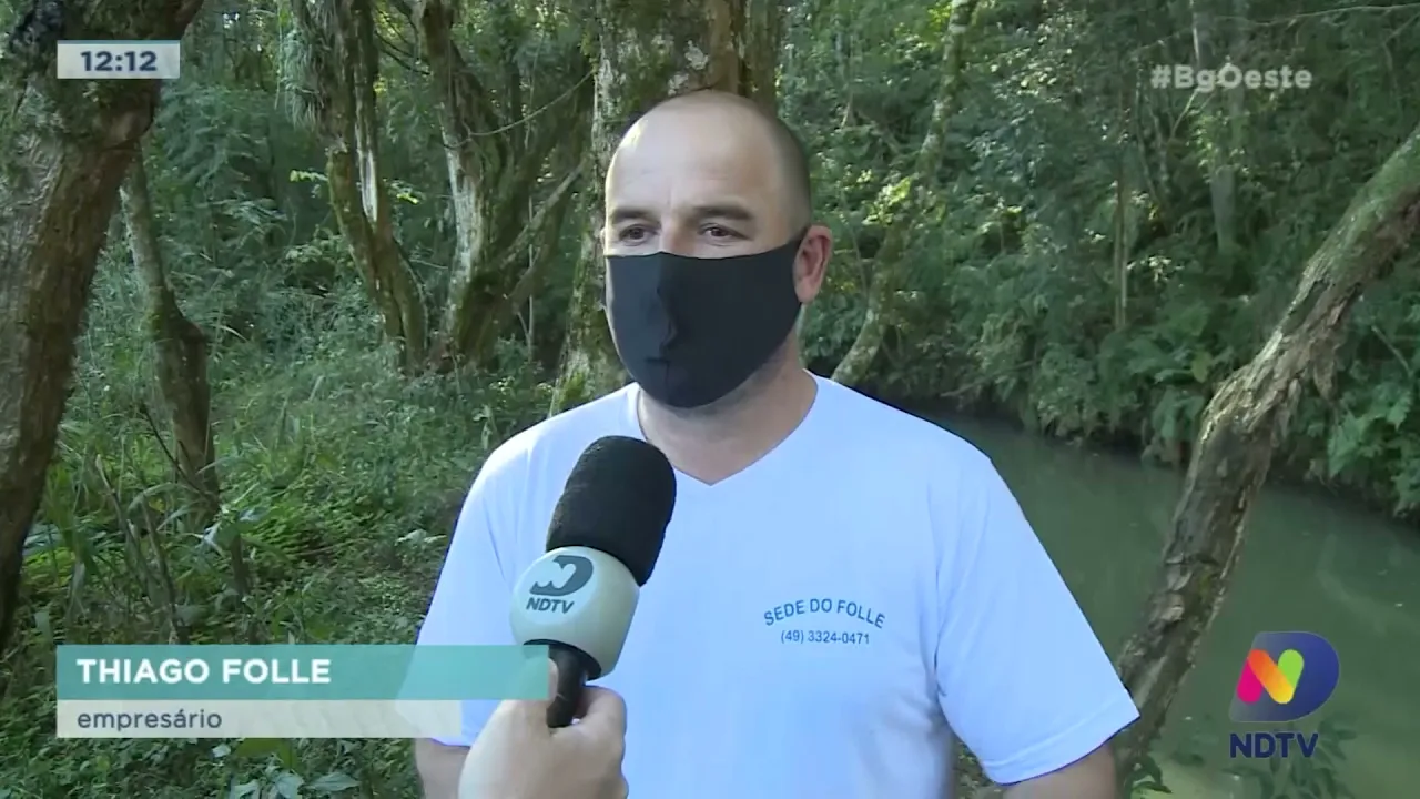 Meio ambiente: após limpeza no entorno do Lajeado São José, voluntários fazem o plantio de árvores