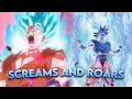 Lagu All of Goku's screams and roars in Dragon Ball Super in 4k