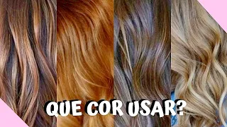 Cores De CABELO Conforme A COLORAÇÃO PESSOAL!