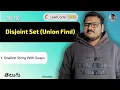 Leetcode 1202 Smallest String With Swaps in Telugu Union Find Python DSA srkcodes