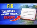 Fix TLauncher You Need to Install Java Error TLauncher Not Starting 2026