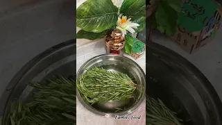 طريقتي في حفظ الروزماري إكليل الجبل يفضل أخضر زي ماهو 