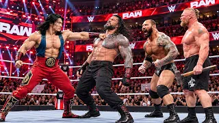 Liu Kang vs Brock Lesnar Roman Reigns Batista Man Match