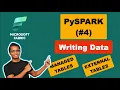 14 Write Data in Microsoft Fabric with PySpark Managed vs External Tables DP-700 Exam