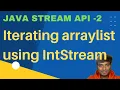 Iterating over a list using IntStream interface