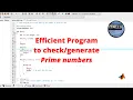 C L13 Efficient Program to check prime numbers using nested for loop Prime numbers from 1-100