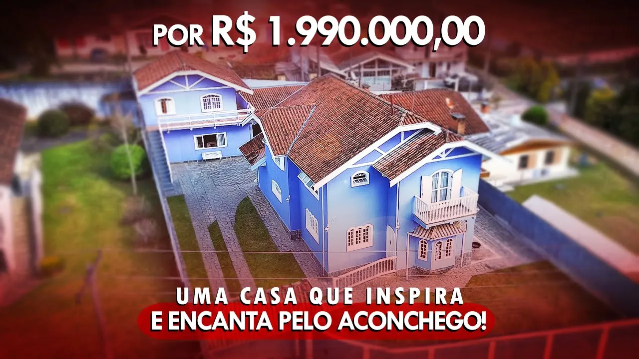 Video do Imóvel: Casa com 5 dormitórios à venda, 360 m² por R$ 1.990.000 - J Andira - Campos do Jordão/SP